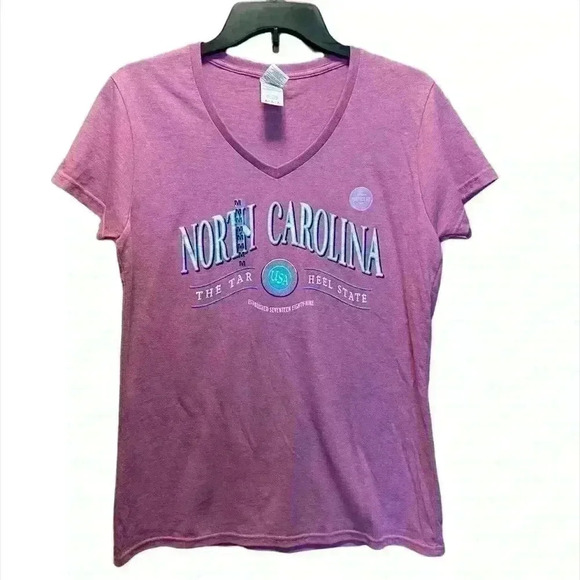 Gildan Tops - North Carolina The Tar Heel State T-shirt